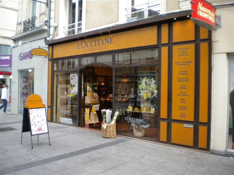 Drugstores perfumeries France, L'Occitane